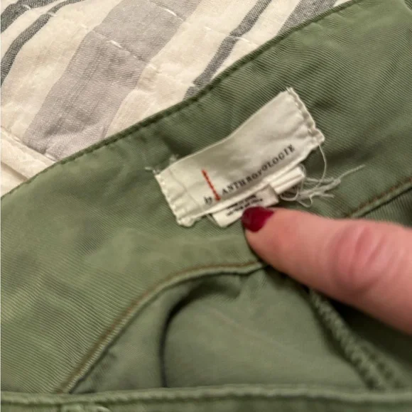 Army green cargo pants - Picture 3 of 4